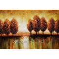 Colorful Abstract Tree Oil Paintings